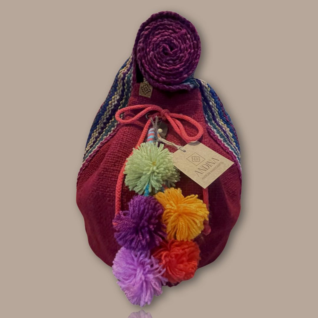 Woven Bag - Fuchsia
