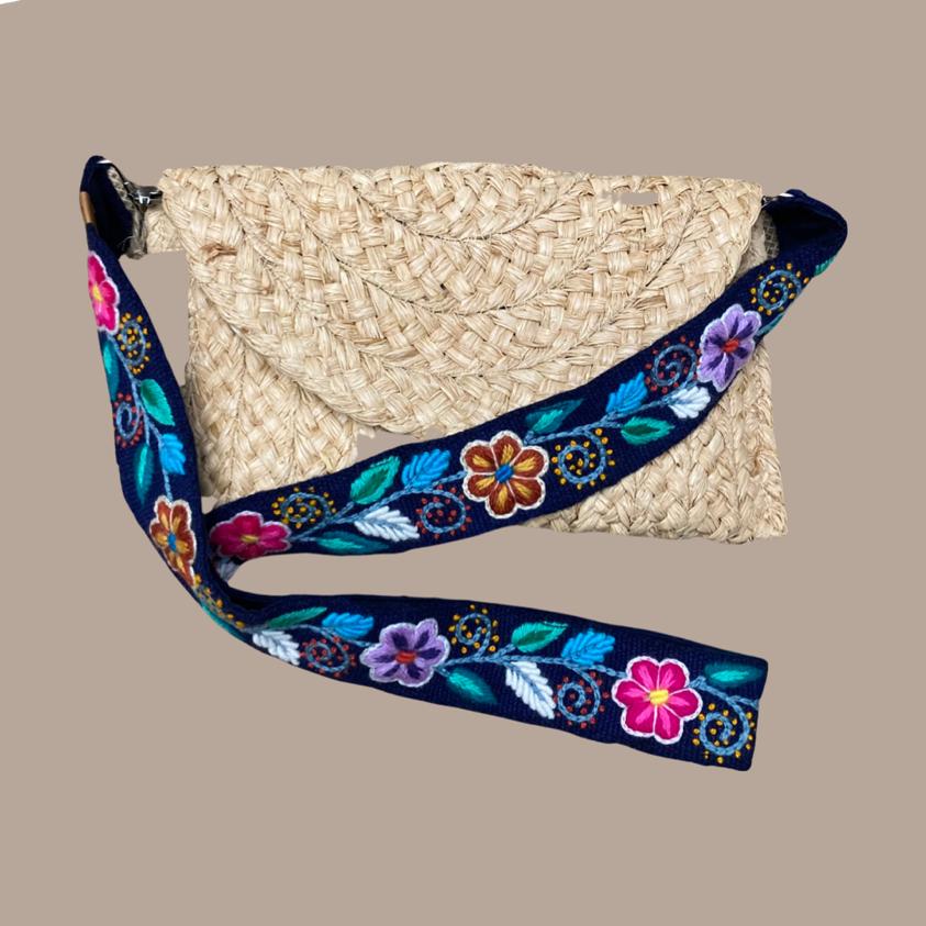 Embroidered Bag Strap