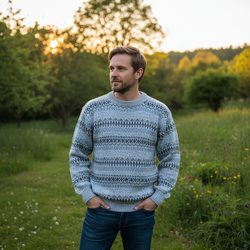 Knitted Ethnic Sweater