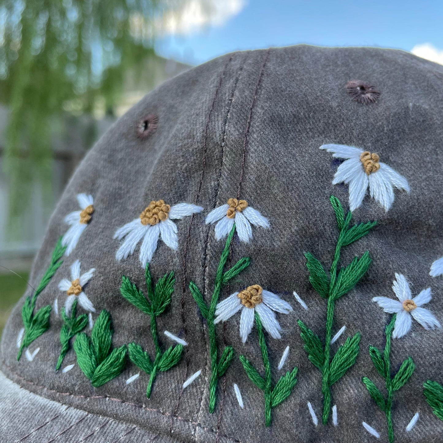 Embroidered Cap - Chocolate