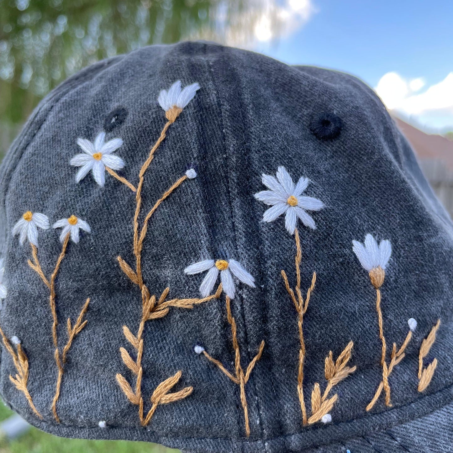 Embroidered Cap - Black