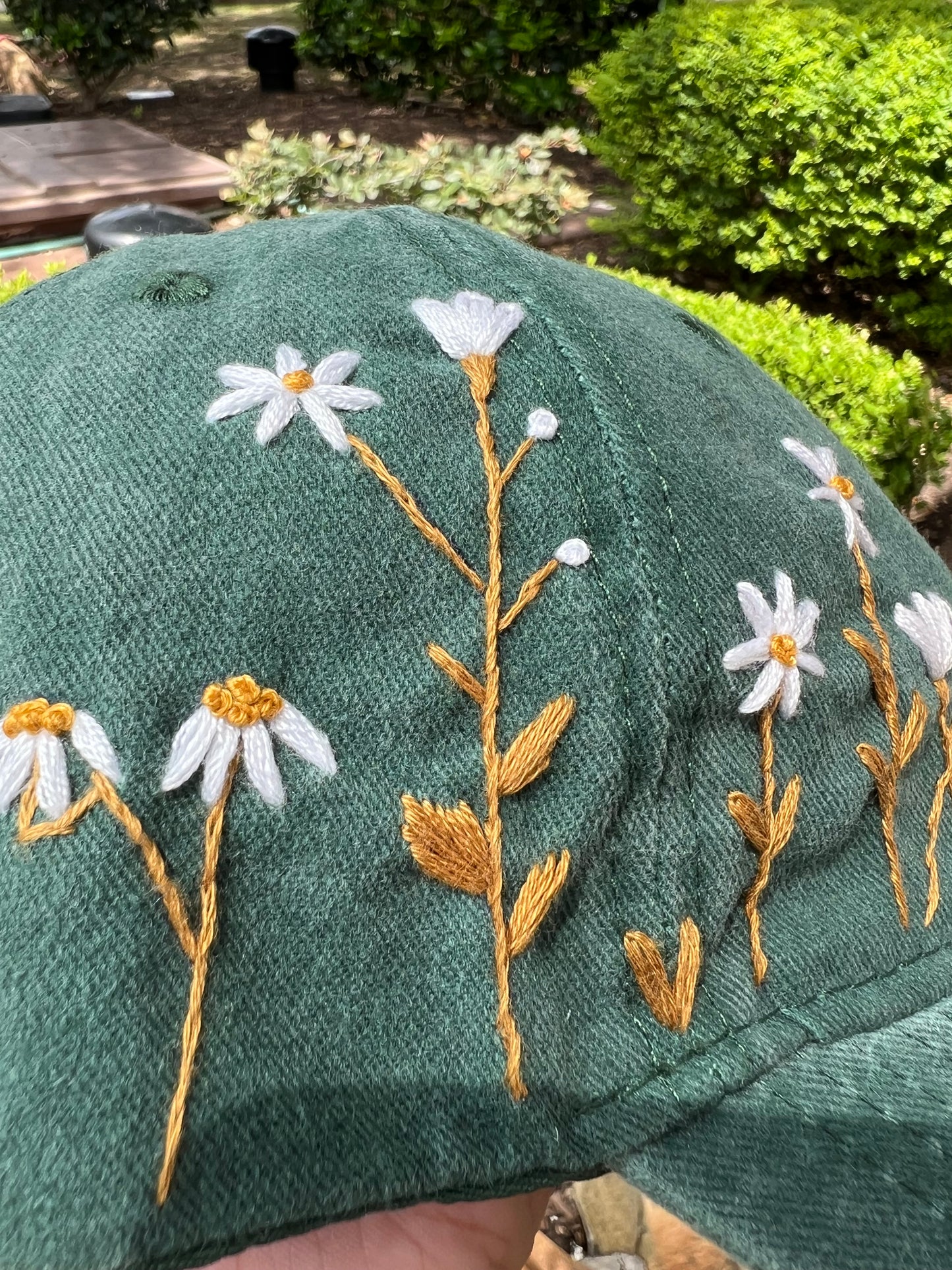 Embroidered Cap - Green