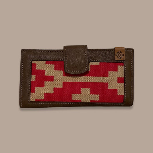 Leather and 'Guarda Pampa' Women Wallet