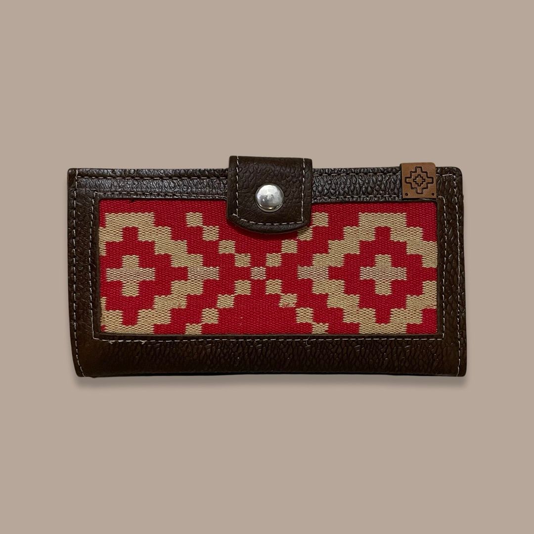 Leather and 'Guarda Pampa' Women Wallet