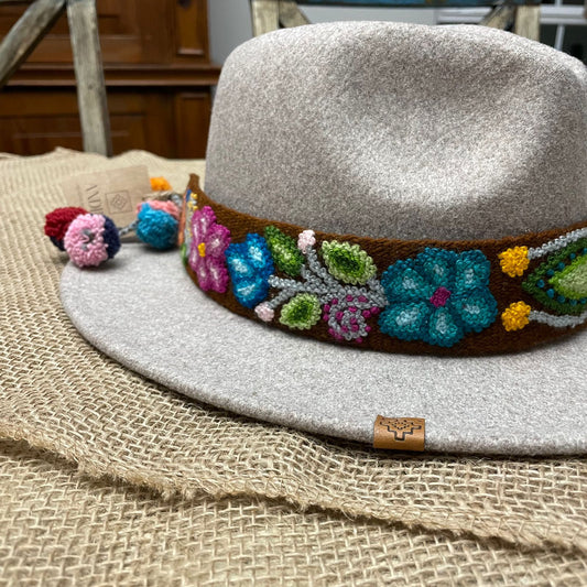Embroidered Hat Band