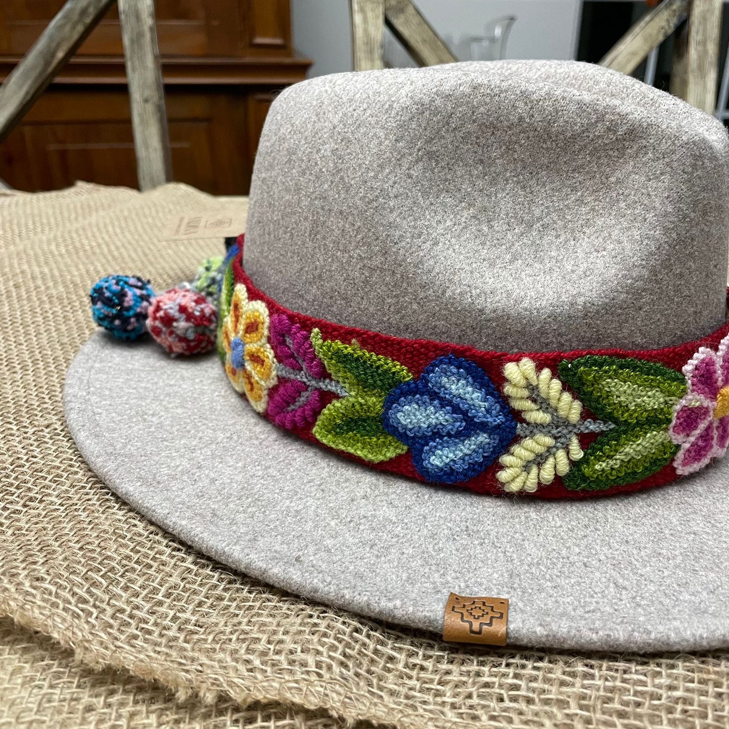 Embroidered Hat Band