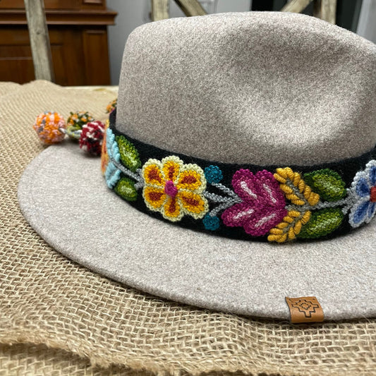 Embroidered Hat Band