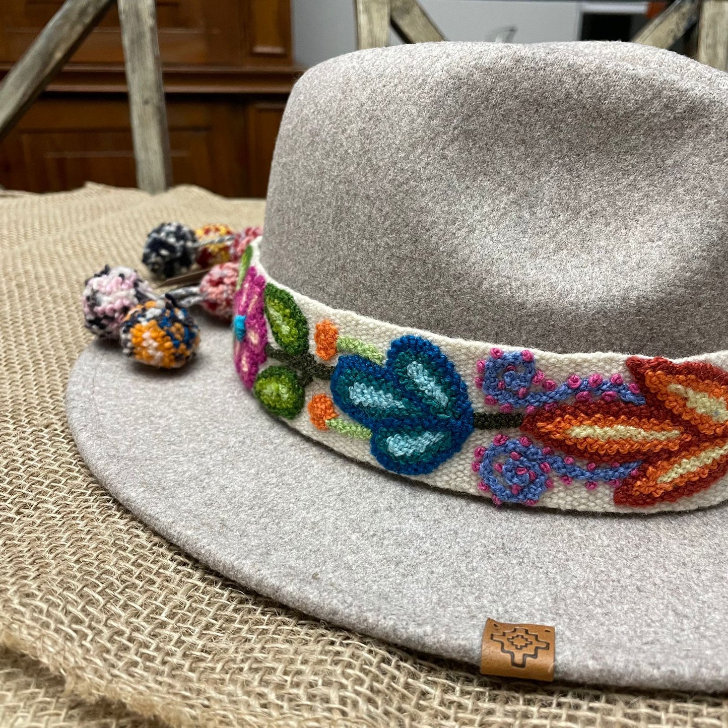 Embroidered Hat Band