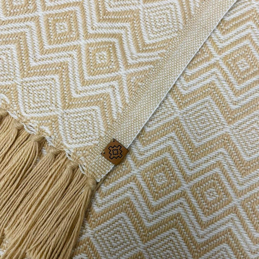 Woven Blanket - Beige