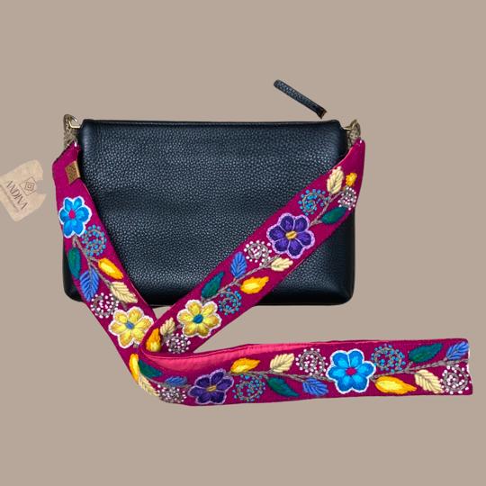 Embroidered Bag Strap
