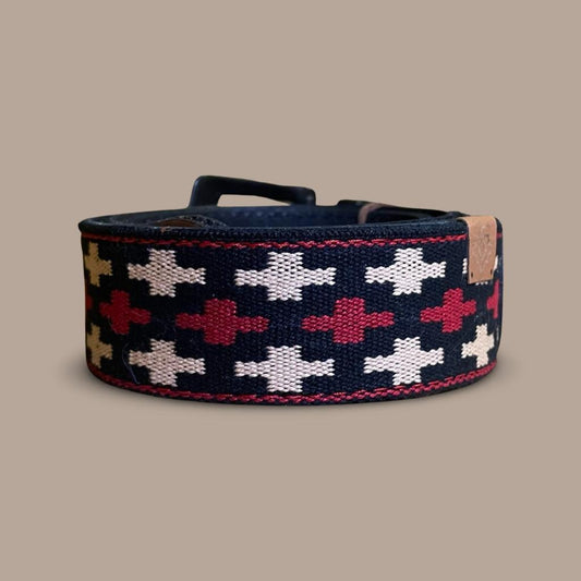 Leather Belt with ''Guarda Pampa''
