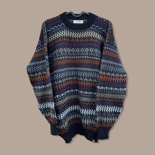 Knitted Ethnic Sweater